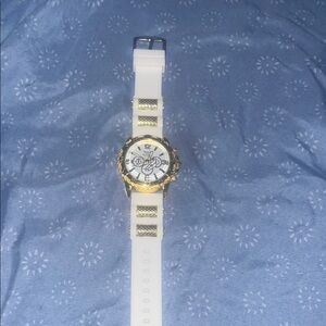 White and Gold Sport Watch